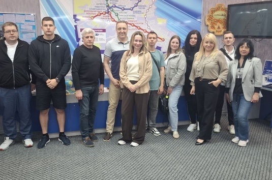 Студенти та викладачі-транспортники завітали до Кімнати історії метрополітену